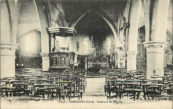 113 annappes - interieur de l eglise